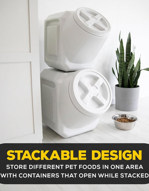 Load image into Gallery viewer, Vittles Vault Stackable Airtight Pet Food Storage Container
