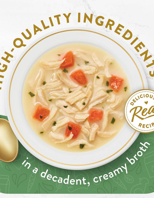 Load image into Gallery viewer, Purina  High Protein, Limited Ingredient Senior Wet Cat Food Complement, Broths Creamy with Chicken - (16) 1.4 Oz. Pouches

