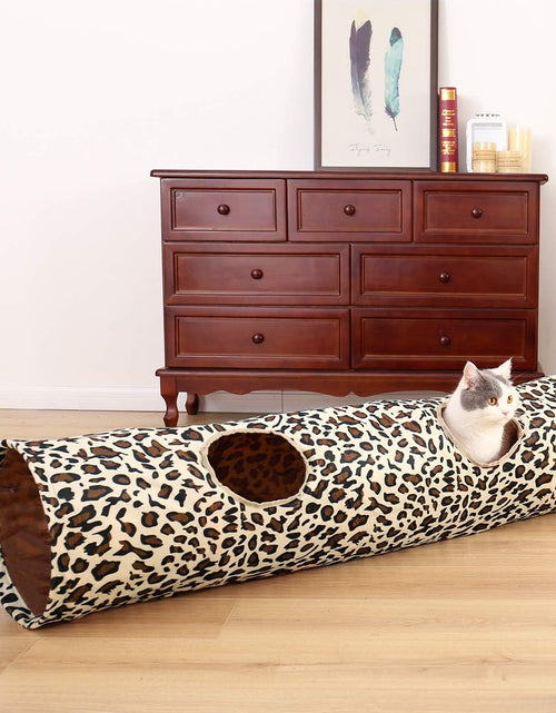 Load image into Gallery viewer, Cat Toys Collapsible Tunnel Dog Tube for Fat Cat,Rabbits,Dogs Length 51" Diameter 12"
