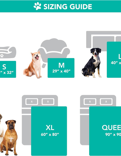 Load image into Gallery viewer, Dog Blanket for Small Medium Dogs, Pet Bed Blanket Cat Puppy Kitten, Fleece Furniture Couch Cover Protector Sofa Car, Soft Sherpa Dog Throw Plush Reversible Washable, Mini 29X40 Solid Dark Gray
