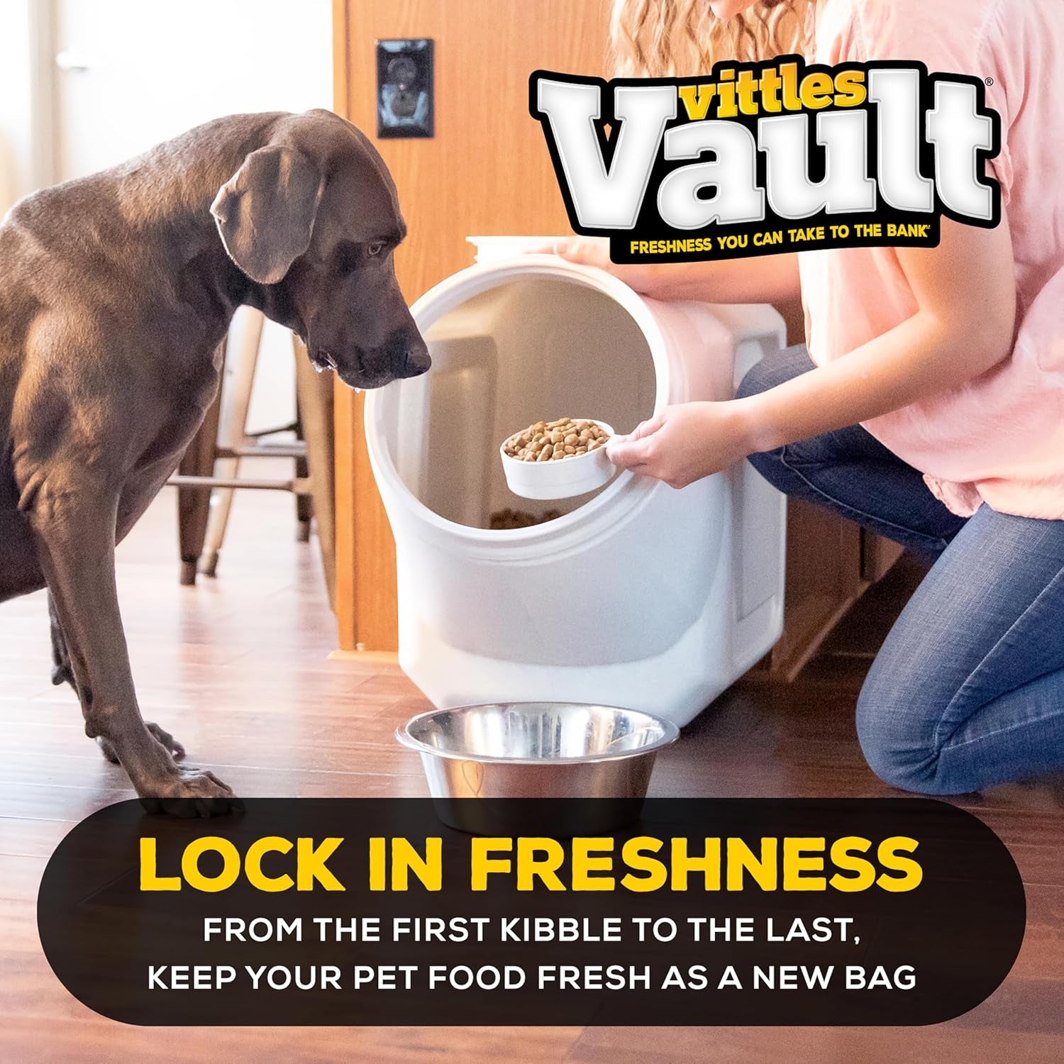 Vittles Vault Stackable Airtight Pet Food Storage Container
