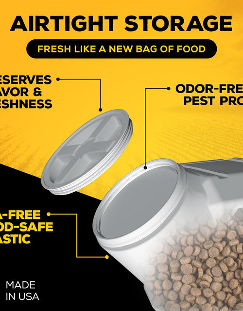Load image into Gallery viewer, Vittles Vault Stackable Airtight Pet Food Storage Container
